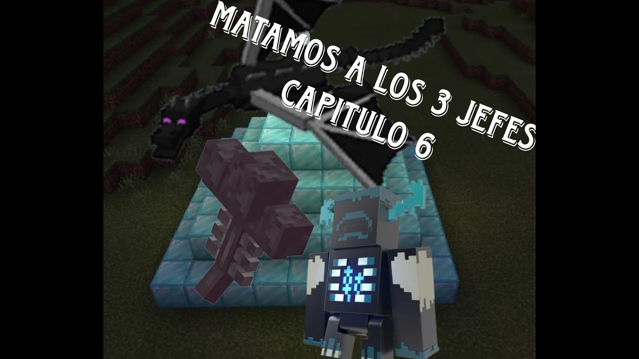Maté a los jefes, Warden, Wither y Ender Dragon, todo en el mismo capitulo. Minecraft Cortx Cap6