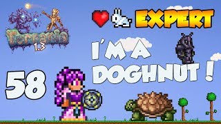 Terraria 1.3 Expert Lets Play - IM A DOUGHNUT! BATTLE ARMOUR FINALLY [58]