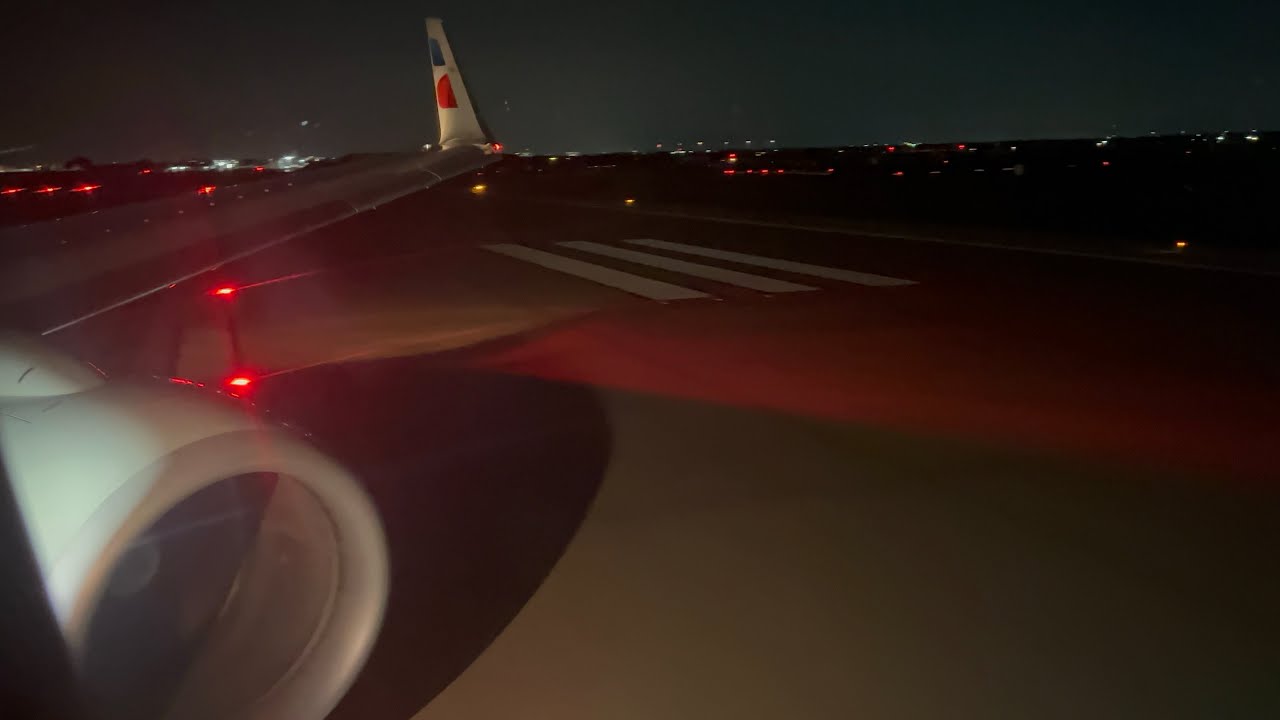 [Static Run-up] American Airlines Boeing 737-823 Buzzsaw Night Takeoff from Dallas/ Ft. Worth ~ KDFW