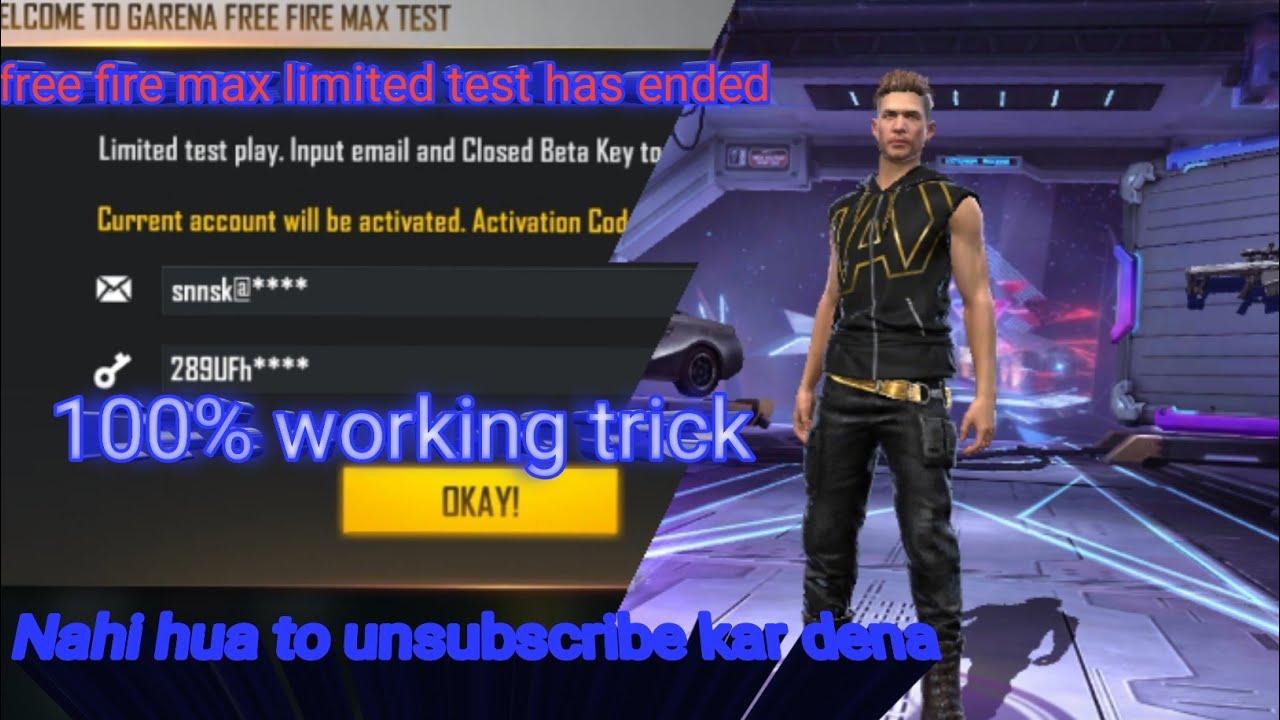 free fire max limited test has ended ff max login problem FF - YouTube