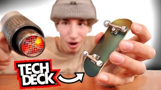 Transforming My TECH DECK With Vinyl Wrap!