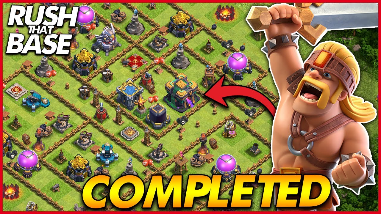 Coc Rushed Base LEVEL 1 RUSHED ACCOUNT COMPLETED!! | Rush That Base - Clash of Clans ...