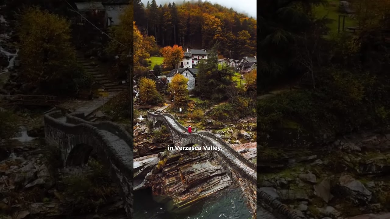 "Day 34" of exploring the world. Place - Foroglio in Ticino Switzerland