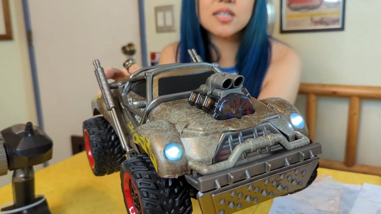 Wasteland Racing Style Remote Control Car With Cool Led Lights And Realistic Sound Effects