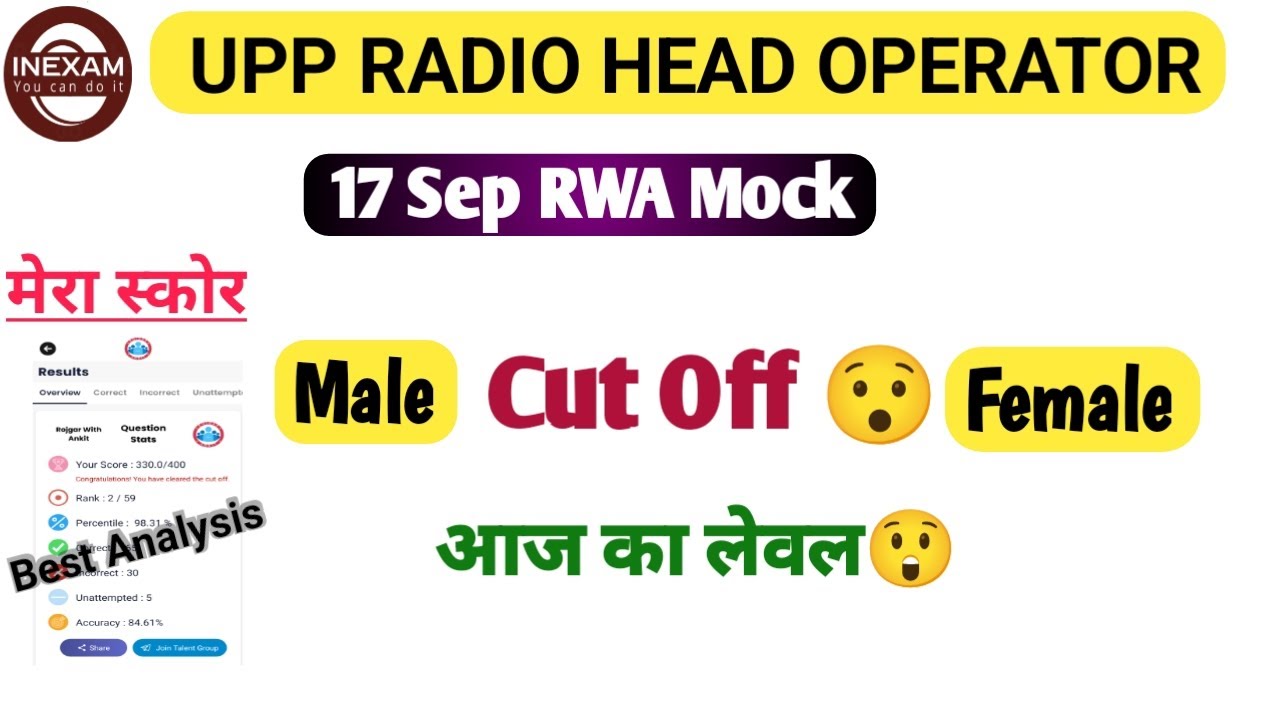 The Beginner's Guide to UPP RADIO HEAD OPERATOR 🔥17Sep Rwa Mock Test