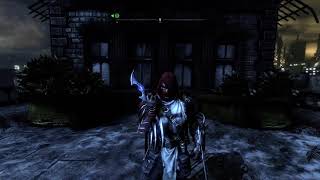 Azrael catches Batarang