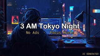 Celebrity Jazz Hip Hop for Coding | 3 AM Tokyo Night | Deep Focus Profile