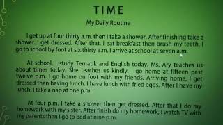 AM dan PM tentang waktu dalam Bahasa Inggris-kelas 4
