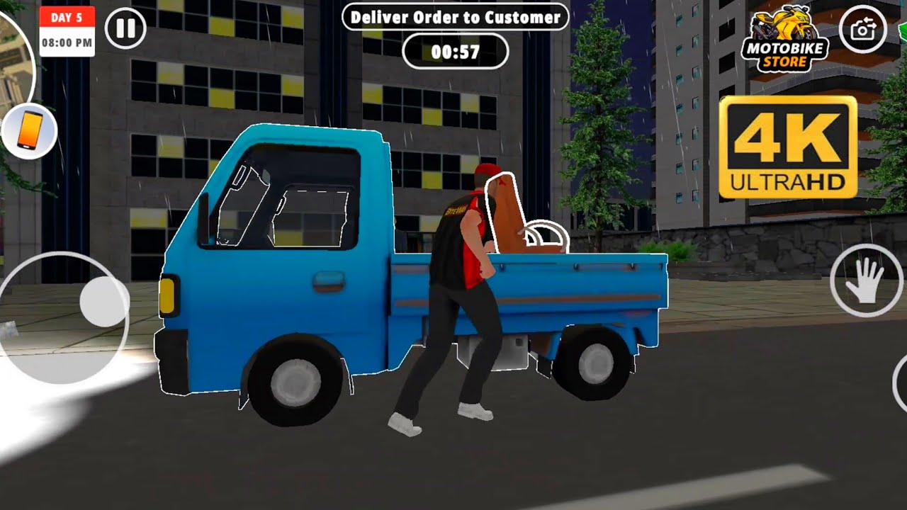 DELIVRY MOTO SIMULATEUR DE VIE DE LIVREUR GAMEPLAY #2 FIRST GAME 