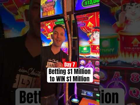 Day 7: Betting $1 Million to WIN $1 Million 🌶️ 1 SPICY BONUS please #casino #slots #bonus #jackpot
