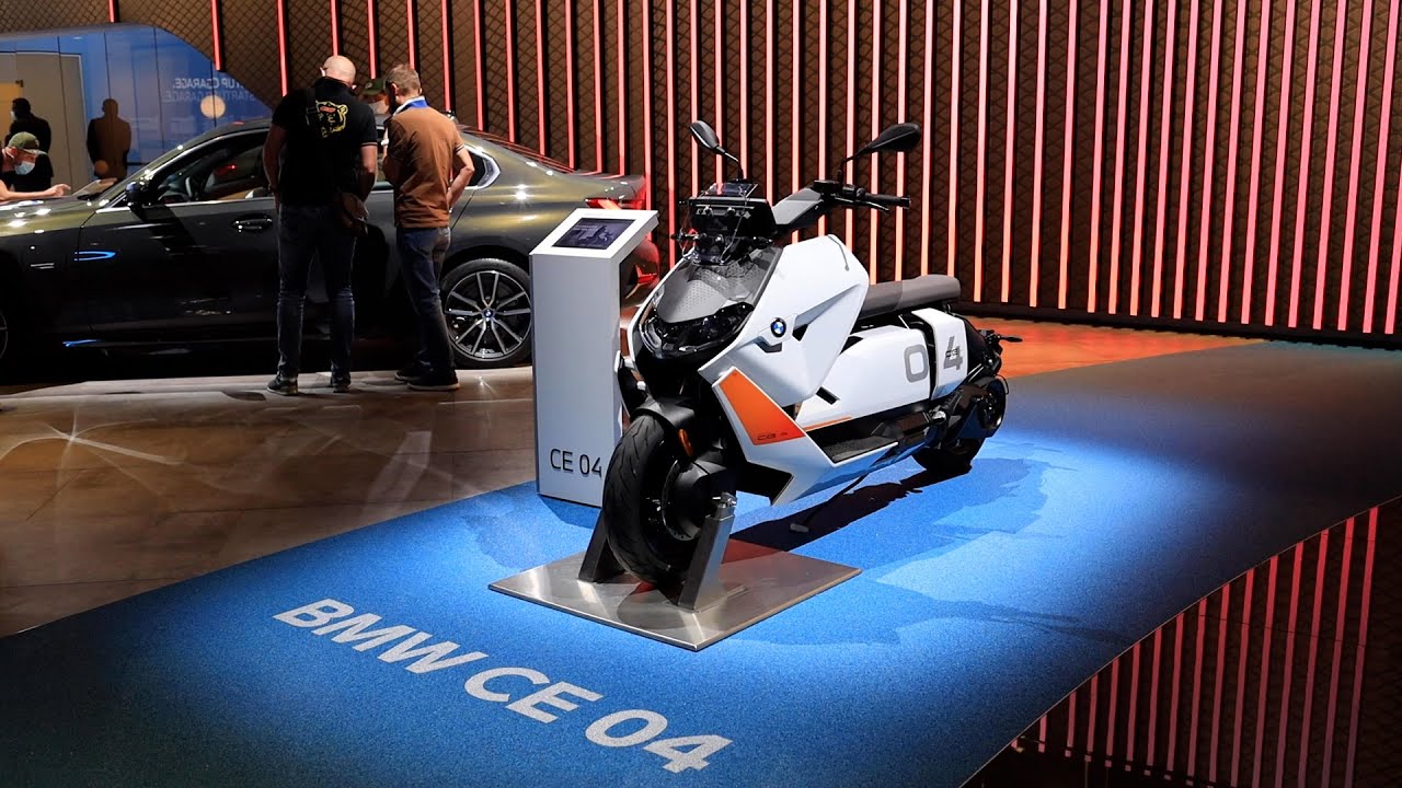 宝马纯电动摩托车bmw Ce04 Iaa Mobility 21 慕尼黑国际车展 Youtube