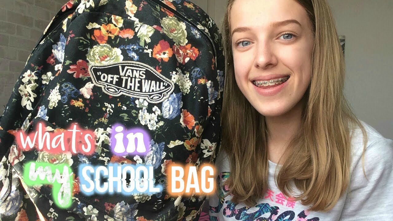 What's In My School Bag Tegan Grace YouTube