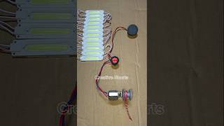 Rope Power Turns On 12 LED Light and A Voltmeter With N20 Gear Motor Generator _ DC Motor #dcmotor