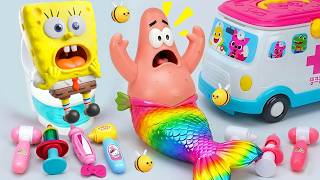 Satisfying Unboxing Cute Spongebob Doctor Toys, Ambulance Toys Collection Asmr