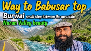 What a beautiful nature in Burwai mountains very cold in Month of June best view of River Kunhar 