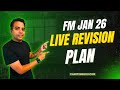 FM Revision plan l Live session from today l Jan 26 l CA Inter FM l CA Nitin Guru