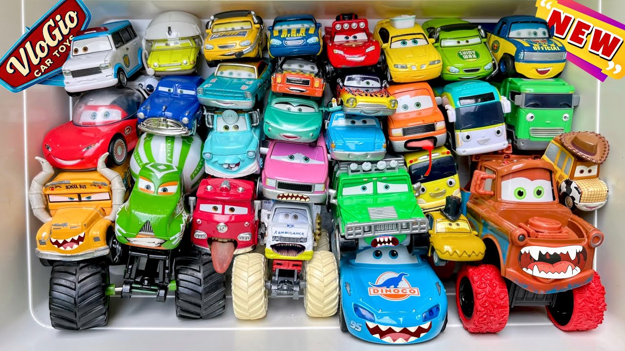 Disney Pixar Cars Unboxing Review | Lightning McQueen, Tow Mater, Doc Hudson, Sally Carrera, Cruz