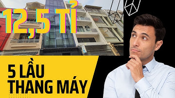 BÁN NHÀ 5 LẦU THANG MÁY HẺM XE HƠI LỚN LÊ VĂN SỸ QUẬN 3 GIÁ 12,5 TỈ (vd 474)