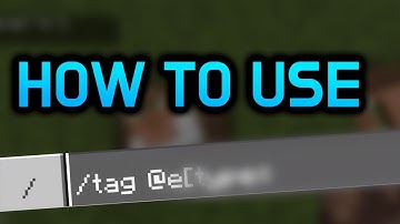 How to use /tag Command in Minecraft 1.9.0.2!!