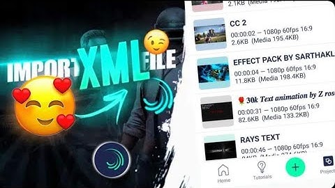 How To Import XML File On Alight Motion | Alight Motion Latest Version | SiNu GamingYT