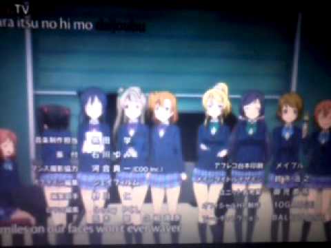 Love Live U's Op from laptop