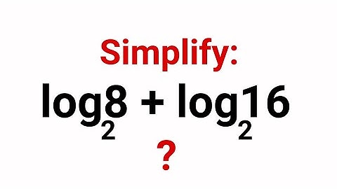 Can you Simplify this Logarithm? #viralmaths