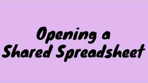 Cls 10 - Unit 2 Session 3 - Sharing a Spreadsheet in Openoffice Calc