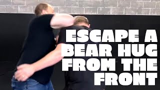 How To Escape A Bear Hug From The Front