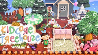 Kidcore Treehouse Speed Build  Animal Crossing New Horizons