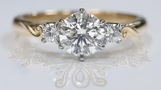 Awa Three Stone Diamond Ring from The Narrative Collection | The Village Goldsmith
