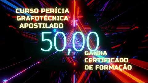 Curso por apenas 50,00 Pericia Grafotecnica apostilado c certificado  de brinde,Super black friday