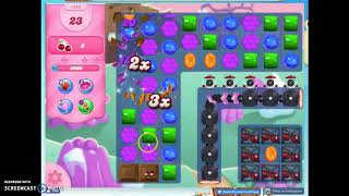 Candy Crush Level 1463 Audio Talkthrough, 2 Stars 0 Boosters