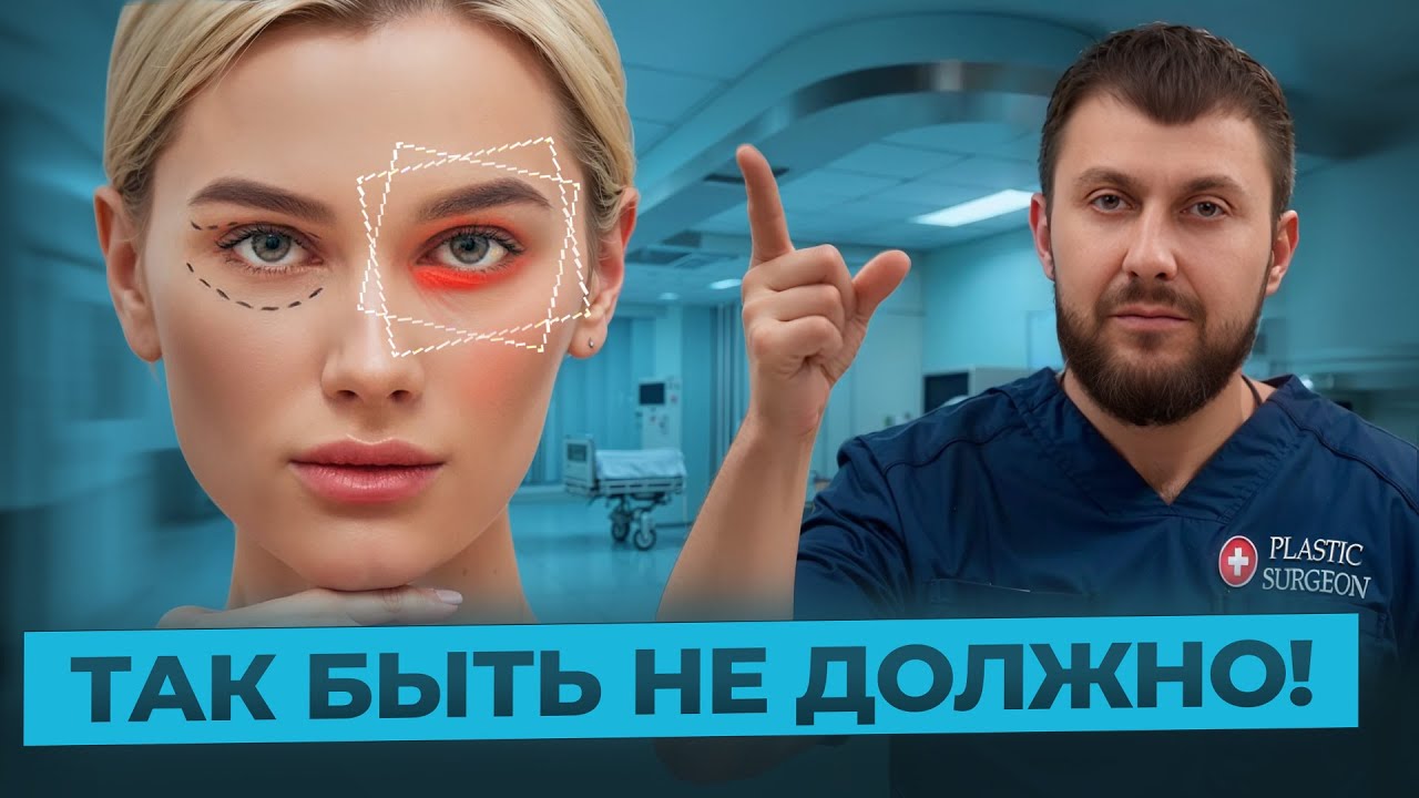 БЛЕФАРОПЛАСТИКА Осложнения: Что делать? Разбор от хирурга на ПРИМЕРЕ