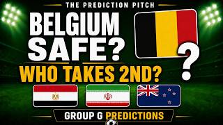 Predicting Every Game in Group G: Belgium, Egypt, Iran, New Zealand