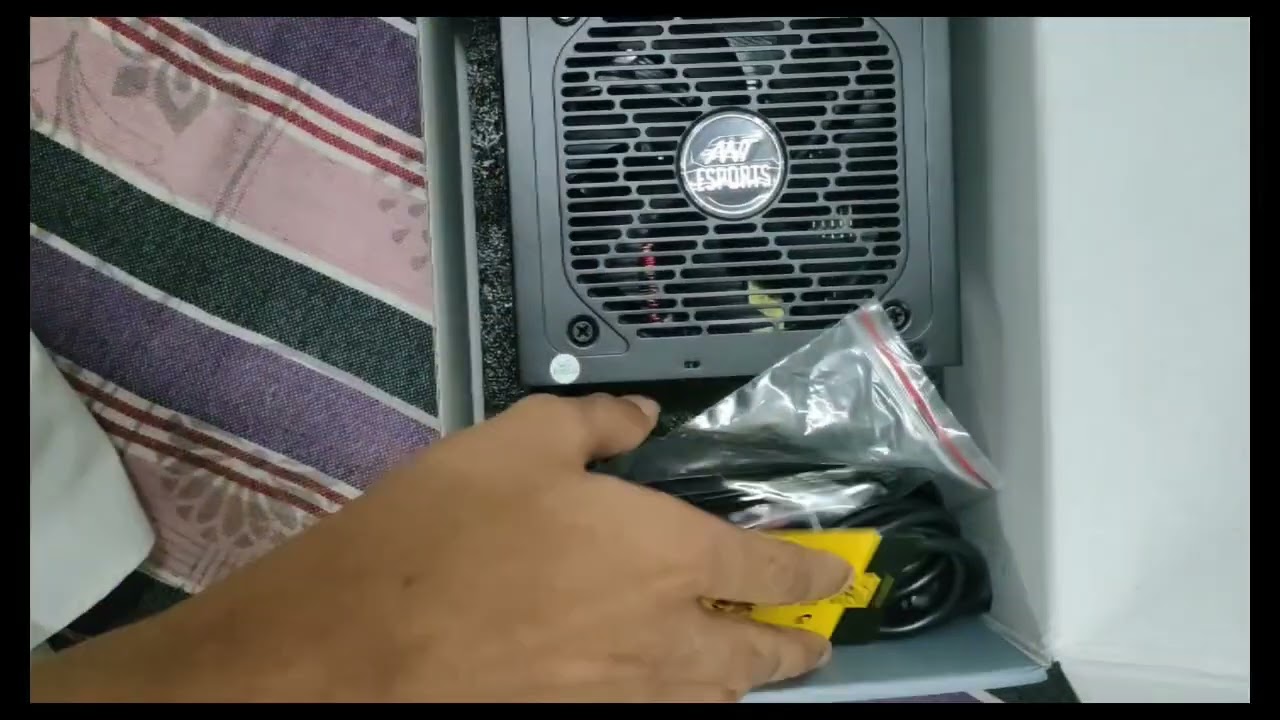 Ant Esports FP650B 650W 80+ Bronze PSU | Silent Fan, Active PFC, Flat Black Cables | Best Budget 