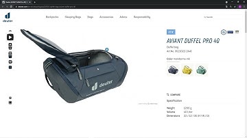 Deuter Sport backpacks in Interactive 3D with animations