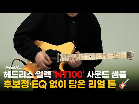 HEX NT100 일렉기타 사운드 샘플 🎸