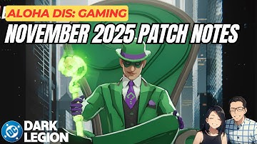DC: Dark Legion november 2025 patchnotities