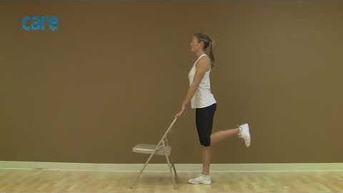 Knee Strength Exercise: Hamstring Curl Standing