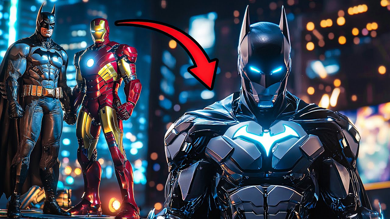 Marvel vs DC Characters #fusion #transformation #marvelstudios #hybrid ...