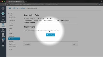 Quizzes   Canvas Tutorial Video Series