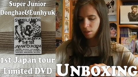Unboxing - D&E - 1st Japan Tour - Limited DVD - Super Junior Donghae & Eunhyuk