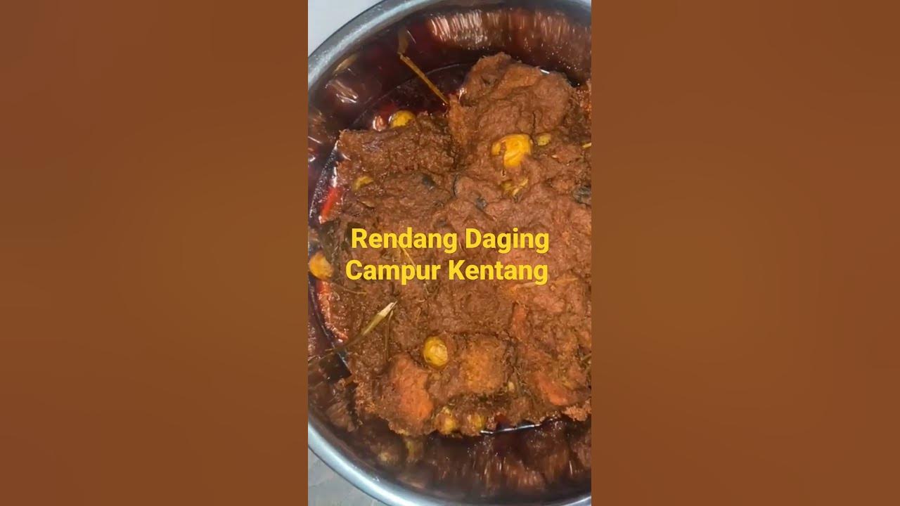 Rendang Daging Campur Kentang Kecil2..Mantulll..
