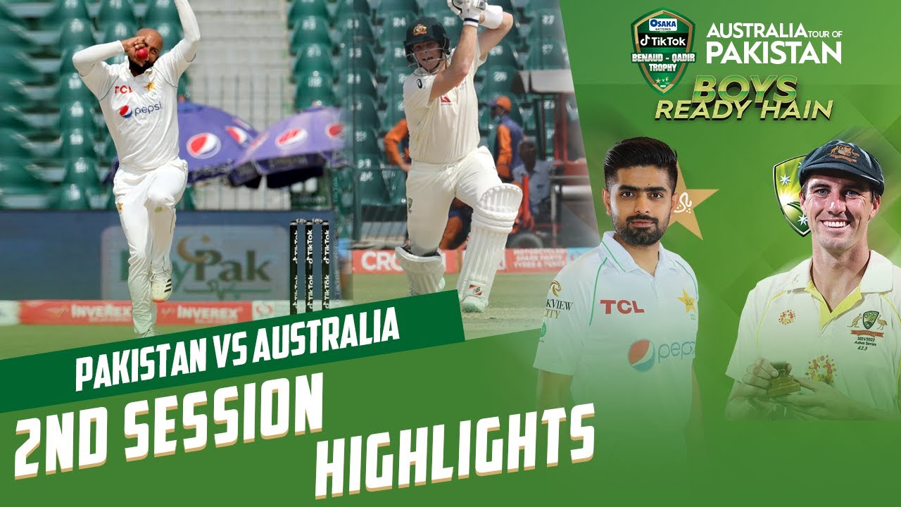 2nd Session Highlights | Pakistan vs Australia | 3rd Test Day 1 | PCB | MM2T