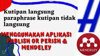 CARA MENGUTIP JURNAL YANG BENAR & CEPAT dengan Aplikasi publish or Perish & Mendeley #mengutipjurnal screenshot 5