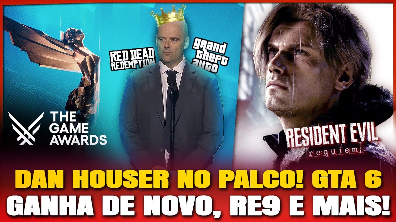 🚨RESUMO TGA 2025: JOGO DO ANO, Dan Houser, Leon Gameplay, Tomb Raider Remake, Star Wars e Mais!