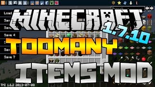 Minecraft 1.7.10: How to install TooManyItems Mod for PC!! (Non-Forge)
