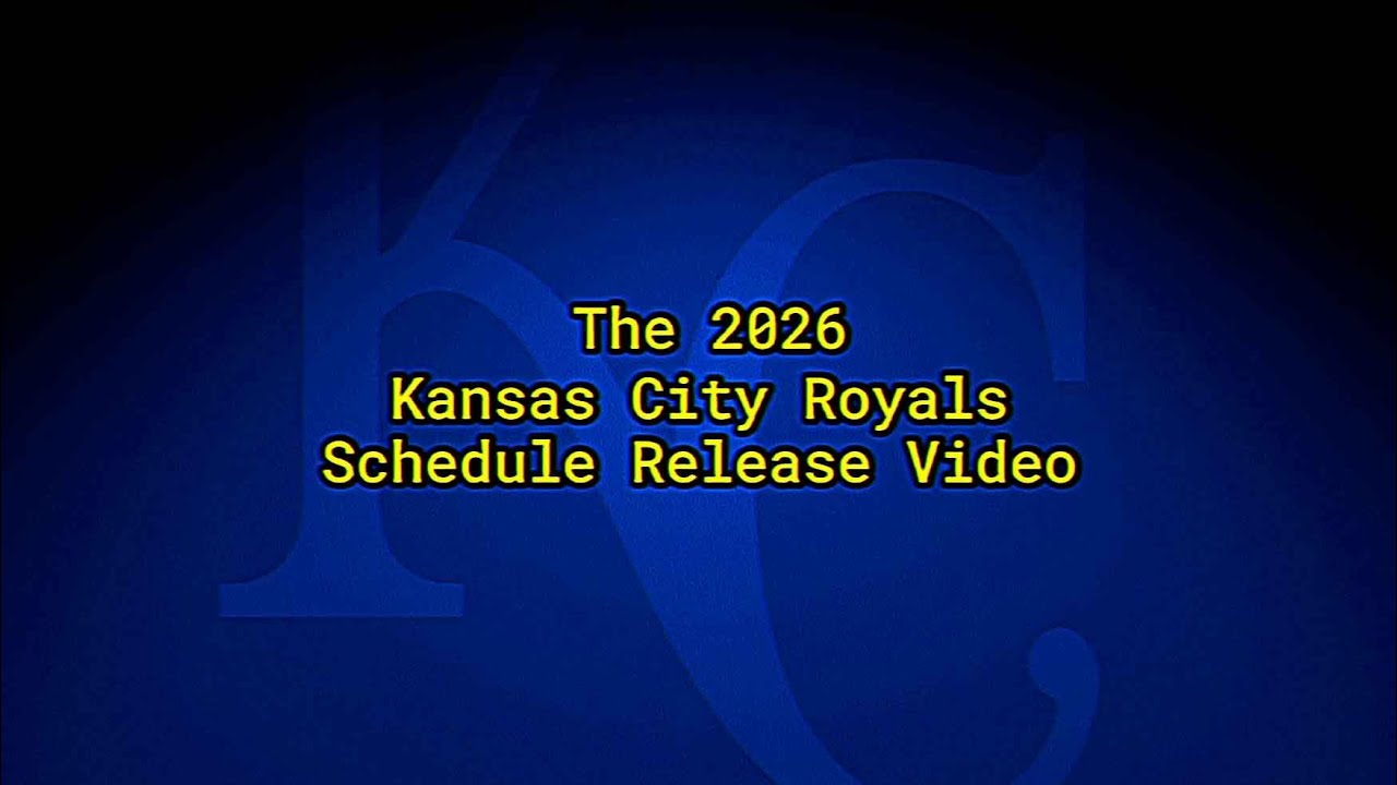 The 2026 Kansas City Royals Schedule Release Video YouTube 