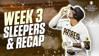 THURSDAY RECAP, WEEK 3 SLEEPERS & TWO-START PITCHERS | 2022 Fantasy Baseball Advice