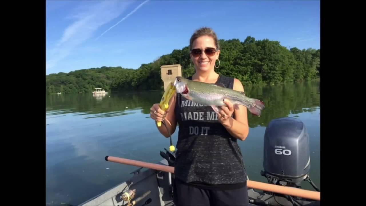 Wyandotte County Lake Kansas USA Late Trout YouTube